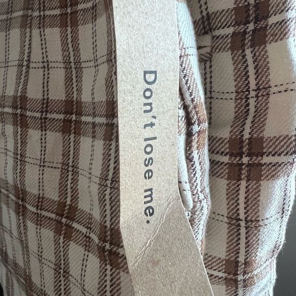 Reformation Verano Plaid Linen Pants - Picture 3 of 6